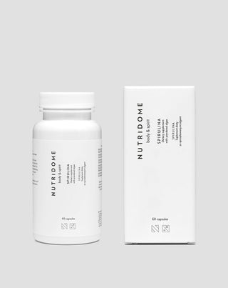 Spirulina comprimidos de algas marinhas para limpeza do corpo Nutridome 60 cápsulas - 2