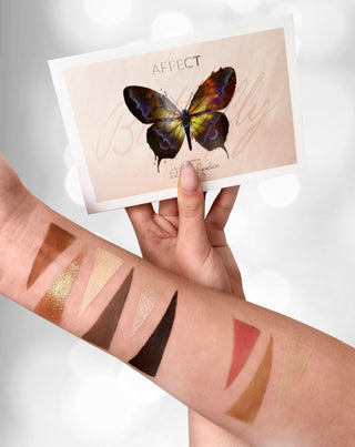 Paleta de blushes e bronzeadores Butterfly Makeup da Affect Professional Cosmetics - 2