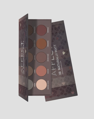 Paleta de sombras prensadas Naturally Matt da Affect Professional Cosmetics - 1