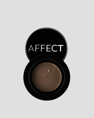 Pomada para sobrancelhas à prova de água Affect Castanho quente médio - 1