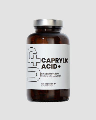 UP Ácido caprílico+ suplemento para apoiar o conforto digestivo e a saúde intestinal UP Health Pharma 120 cápsulas - 1