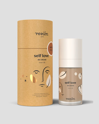 Natural e orgânico Self Love BB cream para o rosto na tonalidade Sunny Beige 30 ml Resibo - 2