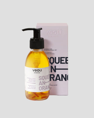Óleo emulsificante para remover maquilhagem e Spf squeeze an orange Veoli Botanica - 1