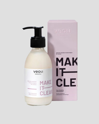 Emulsão de limpeza facial natural Make it clear Veoli Botanica - 1