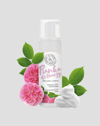Espuma de limpeza facial rejuvenescedora com E-Fiore Damask Rose - 1