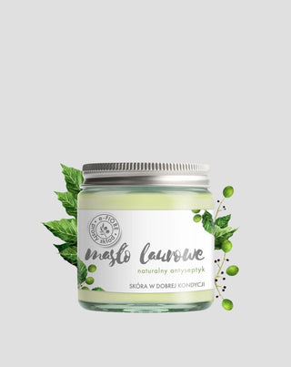 Manteiga de louro natural para lesões cutâneas anti-séptica e antibacteriana E-Fiore - 1