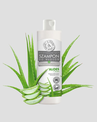 Champô de limpeza do cabelo à base de aloé vera e ervas para uso diário E-Fiore - 1
