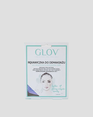 Luva reutilizável de desmaquilhagem e limpeza facial On-The-Go Ivory da Glov - 3
