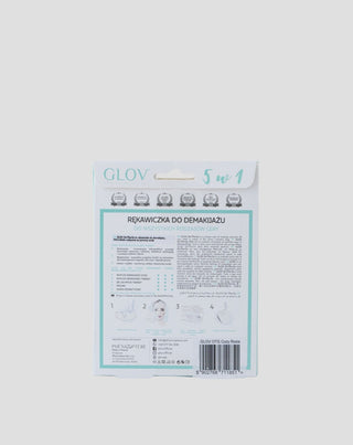 Luva reutilizável de desmaquilhagem e limpeza facial On-The-Go Ivory da Glov - 3