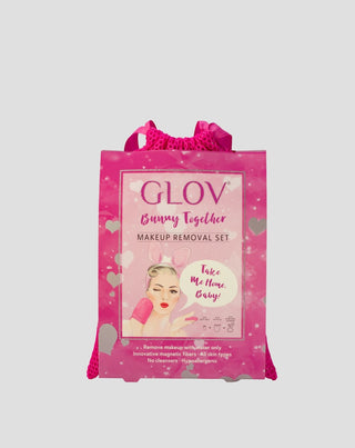 Conjunto de bandas para o cabelo Glov duas luvas para desmaquilhagem e cuidados diários da pele - 2