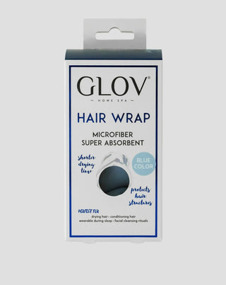 Turbante para cabelo branco para reduzir o tempo de secagem para todos os tipos de cabelo Hair Wrap Glov - 2