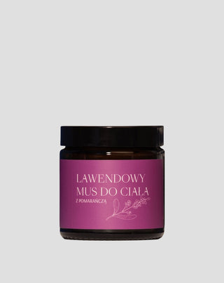 Mousse corporal de lavanda para peles irritadas e secas com óleo de lavanda Mglife - 1