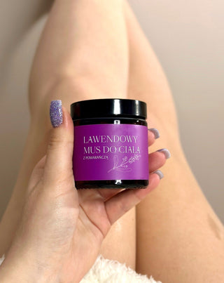 Mousse corporal de lavanda para peles irritadas e secas com óleo de lavanda Mglife - 3