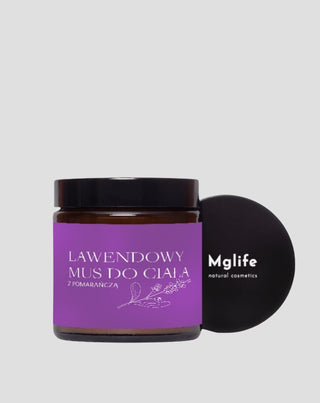 Mousse corporal de lavanda para peles irritadas e secas com óleo de lavanda Mglife - 5