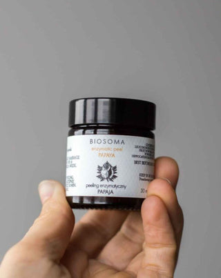 Peeling enzimático - Máscara de papaia para todos os tipos de pele RAW Biosoma line - 2