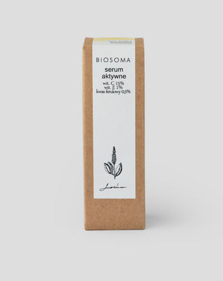 Sérum facial com vitamina C 15% e vitamina E para aclarar a hiperpigmentação Biosoma - 3