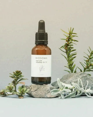 Sérum facial vitaminado ACE para uniformizar o tom da pele, nutrir e suavizar Biosoma - 2