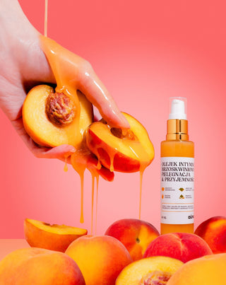 Óleo íntimo multifuncional Juicy Peach cuidado e prazer Auna - 3