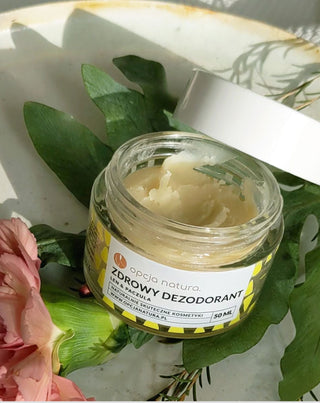 Desodorizante natural em creme - desodorizante saudável de linho & Patchouli Opcja Natura_2 - 3
