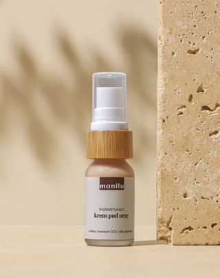 Creme de olhos iluminador de dia e de noite com cafeína e coenzima Q10 Manilu - 4