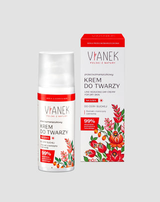 Creme de dia antirrugas para peles secas com trevo vermelho Vianek - 2