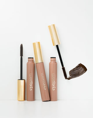 Eyegasm Brown Rímel 2 em 1 com condicionador para estimular o crescimento das pestanas Paese - 4