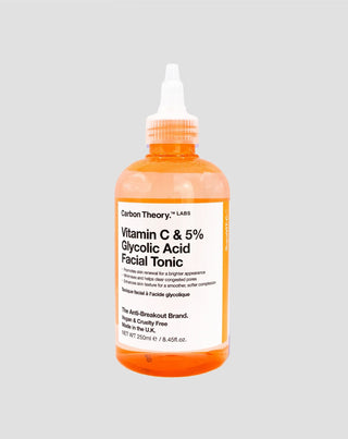 Tónico com 5% de ácido glicólico e vitamina C para a hiperpigmentação SupaVIT-C Tonic Carbon Theory - 1