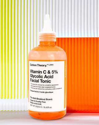 Tónico com 5% de ácido glicólico e vitamina C para a hiperpigmentação SupaVIT-C Tonic Carbon Theory - 2