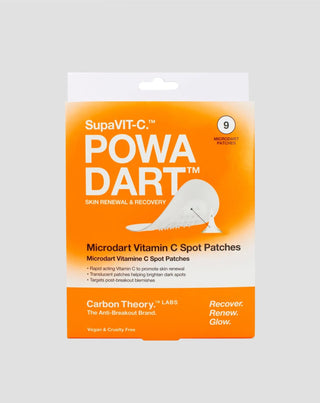Pensos com microagulhas para a hiperpigmentação com vitamina C SupaVit-C Powa Dart Carbon Theory - 1