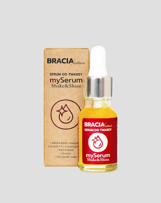 Serum iluminador para o rosto com vitamina C e esqualano Shake&Shine Bracia Mydlarze - 1