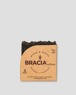 Sabonete em barra antibacteriano e antifúngico Borowina com calta Bracia Mydlarze - 1