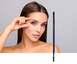 Pincel de sobrancelhas de duas pontas para um look de realce preciso N.º 1 Say Makeup - 2