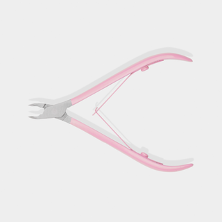 Alicate de cutículas profissional de 3 mm com cabo rosa acetinado You Beauty - 3