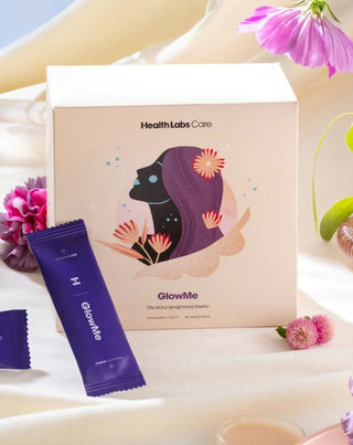 Suplemento de saúde da pele com colagénio e vitaminas GlowMe Health Labs Care - 2