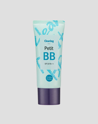 Creme BB de limpeza com filtro SPF30 Clearing Petit com extrato de óleo de árvore do chá para pele mista e oleosa Holika Holika - 1