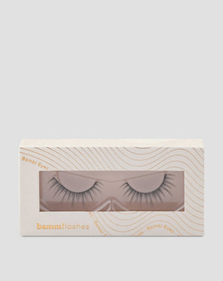 Pestanas artificiais numa tira 2d para utilização repetida suaves e leves Bambi Eyes Bamm!Lashes - 1