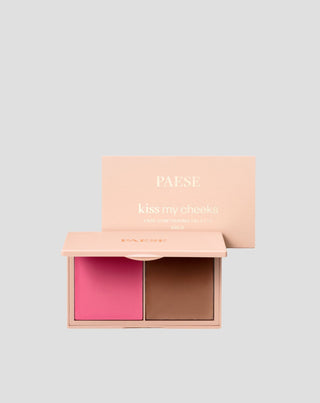 Paleta de contorno facial em creme Kiss my cheeks cold Paese - 3