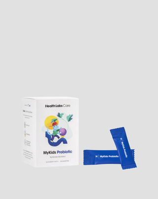 MyKids Probiotic Synbiotic para crianças com 2 mil milhões de bactérias vivas Health Labs Care - 1