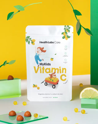 Gomas veganas de vitamina C para crianças MyKids Vitamin C Health Labs Care 60 unid. - 2