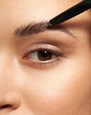 Lápis de sobrancelhas de grafite com escova e ponta de precisão com óleo de rícino Nutridome - 2