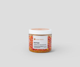 Esfoliante corporal de açúcar 100% natural óleo esfoliante Detox Option Natura - 1