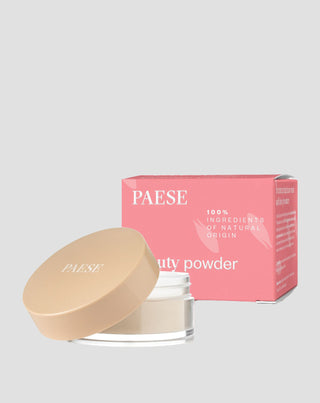 Pó facial de cevada natural solto para fixar e matificar a maquilhagem Paese - 1