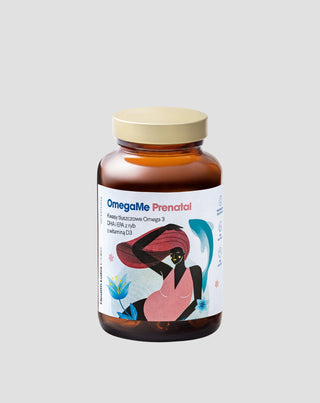 OmegaMe Prenatal Omega 3 ácidos gordos DHA e EPA de peixe com vitamina D3 Health Labs Care 60 cápsulas - 1