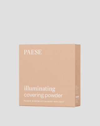 Pó facial compacto opaco iluminador cor 1C bege quente Paese iluminador - 3