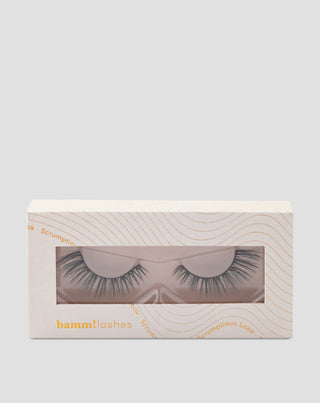 Pestanas artificiais numa tira 2d para utilização repetida Scrumptious Look Bamm!Lashes - 1