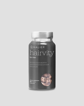 Comprimidos para queda de cabelo para homens para queda de cabelo Hairvity Men Halier 60 cápsulas - 1