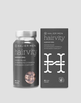 Comprimidos para queda de cabelo para homens para queda de cabelo Hairvity Men Halier 60 cápsulas - 5