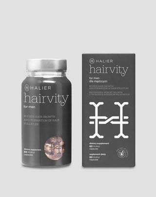 Comprimidos para queda de cabelo para homens para queda de cabelo Hairvity Men Halier 60 cápsulas - 5