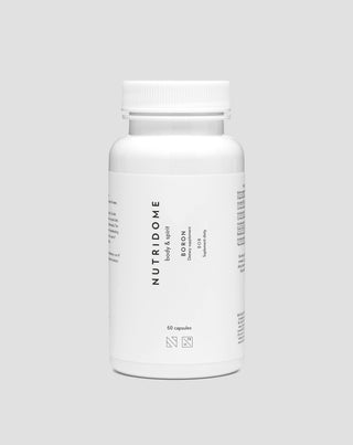 Suplemento alimentar redutor da inflamação com boro para ossos e articulações Nutridome 60 cápsulas - 1