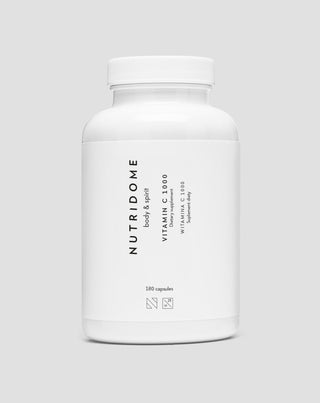 Vitamina C 1000 para a imunidade e a síntese de colagénio Nutridome 180 cápsulas - 1